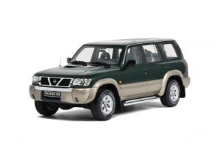 Nissan Patrol GR Y61 1998 Basil Green Pearl DL0 / Beige ES6 OttO mobile 1:18 Resinemodell (Türen, Motorhaube... nicht zu öffnen!)